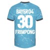 Camiseta de fútbol Bayer 04 Leverkusen Jeremie Frimpong 30 Tercera Equipación 23-24 - Hombre